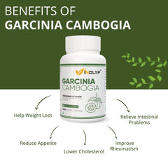 INDLYF GARCINIA CAMBOGIA EXTRACT, 60% HCA, 1200MG PER SERVING - 60 CAPSULES
