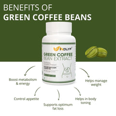 Green Coffee Bean Extract – Metabolism Booster - 60 Tablets