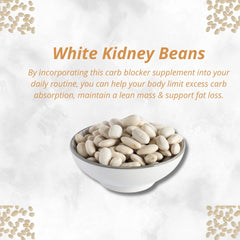 Carb Block with Pure White Kidney Bean Extract - 60 Tablets