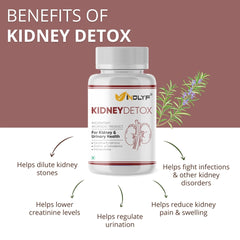 Kidney Detox with Patharchatta, Varuna & Gokhru - 60 Tablets
