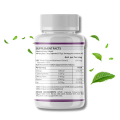 INDLYF MILK THISTLE (80% SILYMARIN) 600MG, 60 VEGETARIAN CAPSULES