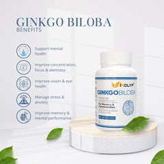 Brain Health with Brahmi, Ginkgo Biloba & Shankhpushpi - 60 Tablets