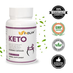 INDLYF KETO SLIMMING SUPPLEMENT – 60 VEGETARIAN CAPSULES