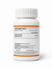 Natural Ashwagandha Supplement (60 Capsules)