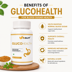 Gluco Health with Finest Fenugreek Extract (Methi) - 60 Tablets