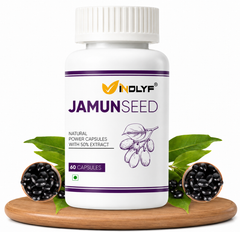 Natural Jamun Seed Capsules with Extract - 60 Capsule