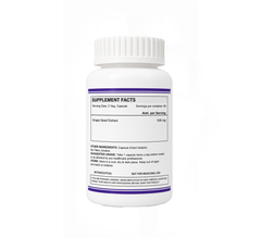 Grape Seed Extract (Proanthocyanidins > 95%) Antioxidant, 500 mg - 60 Capsules
