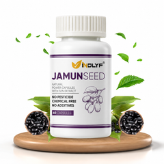 Natural Jamun Seed Capsules with Extract - 60 Tablets