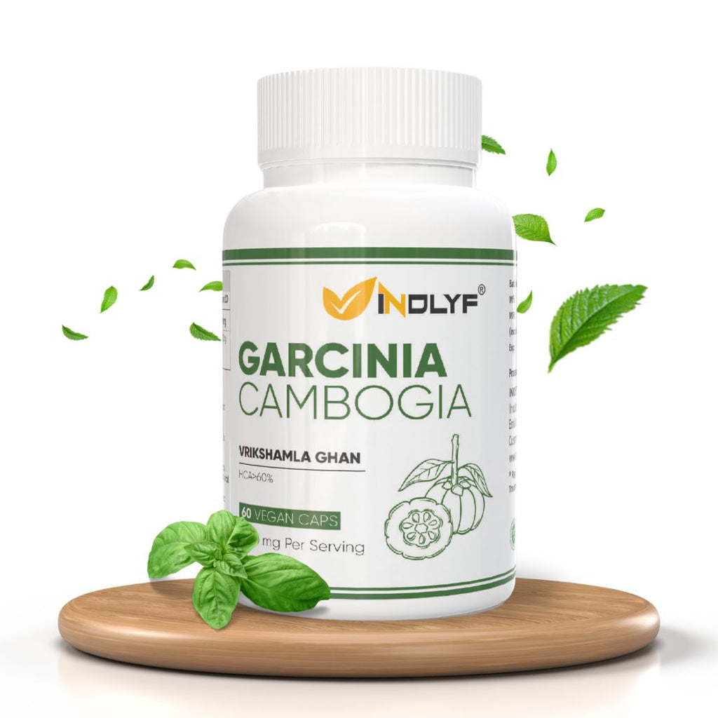 INDLYF GARCINIA CAMBOGIA EXTRACT, 60% HCA, 1200MG PER SERVING - 60 CAPSULES