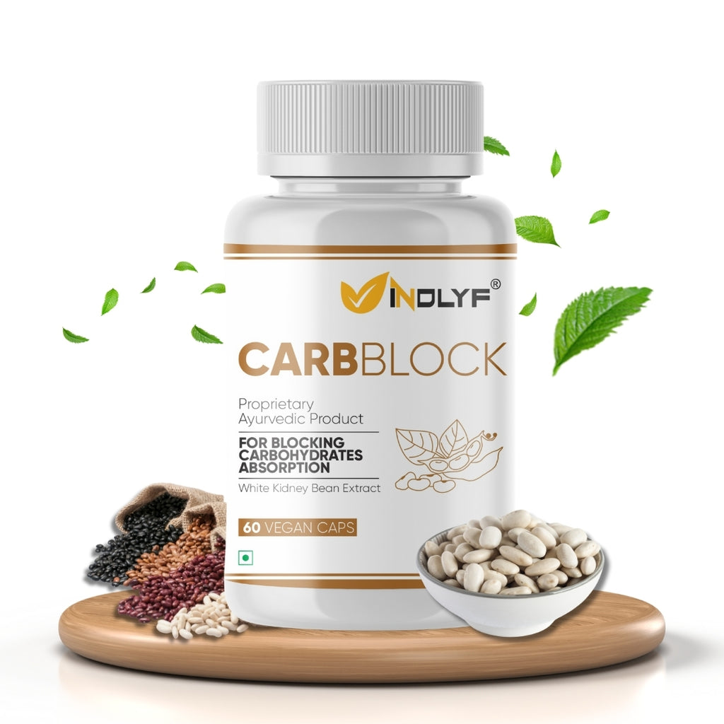 Carb Block with Pure White Kidney Bean Extract - 60 Tablets