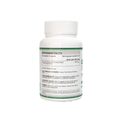 INDLYF GREEN TEA EXTRACT SUPPLEMENT, 500 MG - 60 VEGETARIAN CAPSULES