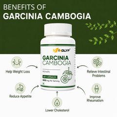 Garcinia Cambogia Extract, 60% Hca, 500mg Per Serving - 60 Capsules