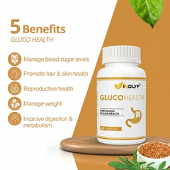 Gluco Health with Finest Fenugreek Extract (Methi) - 60 Tablets
