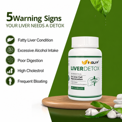 Liver Detox with Milk Thistle, Glutathione & Dandelion - 60 Tablets