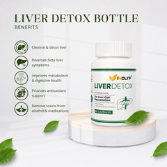 Liver Detox with Milk Thistle, Glutathione & Dandelion - 60 Tablets