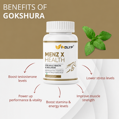 Menz-X Health with Shilajit, Ashwagandha & Safed Musli - 60 Tablets