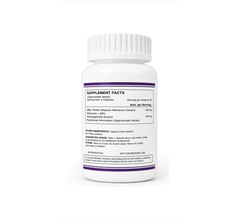 Milk Thistle (80% Silymarin) 600mg, 60 Capsules